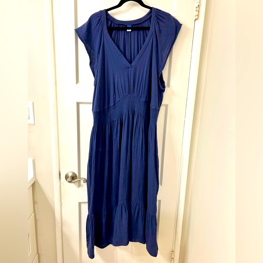 Old Navy Blue Gauze Summer Dress